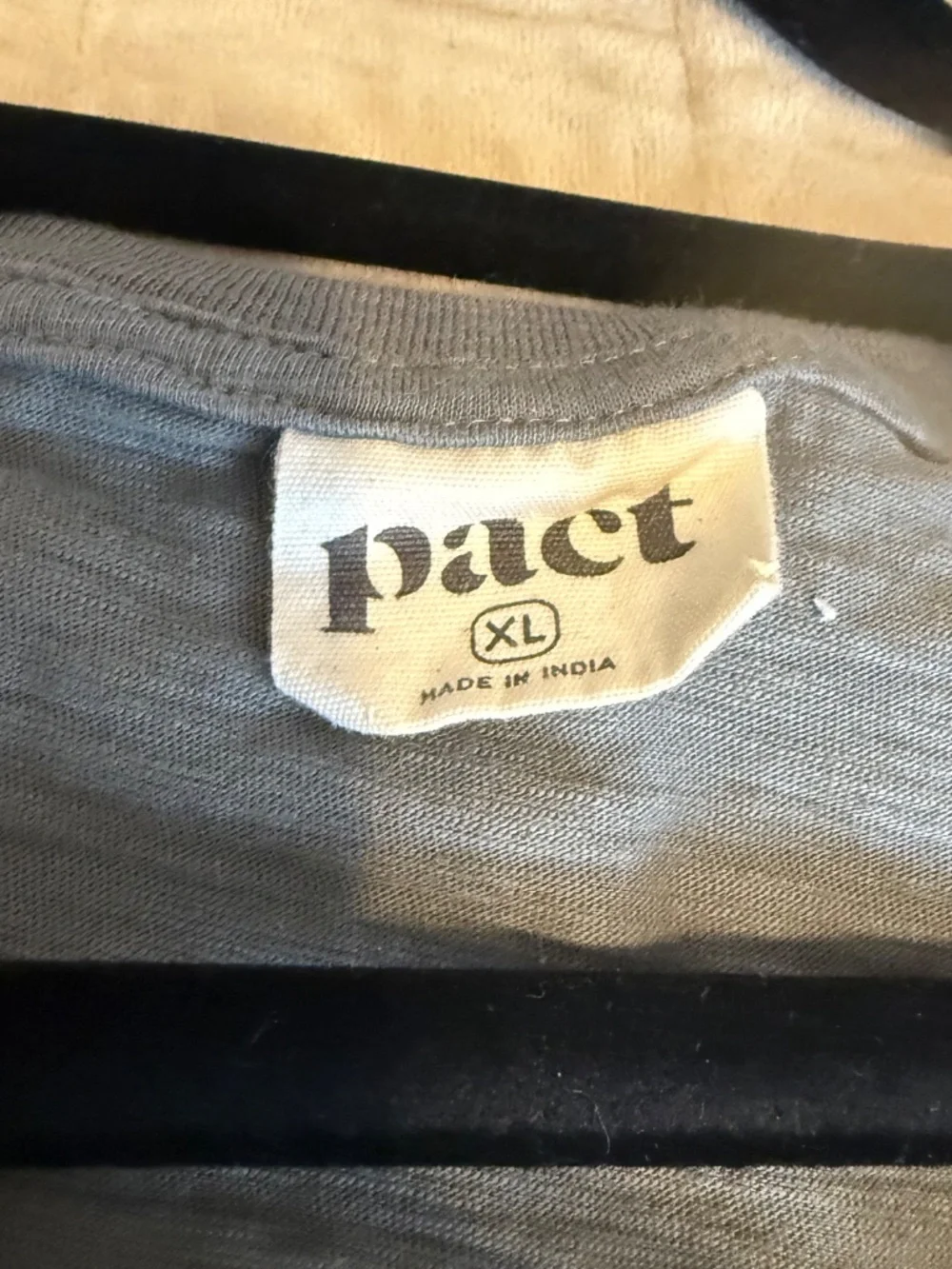 "Pact" certified organic: sage green capped sleeve midi dress; X-Large - Picture 9 of 9